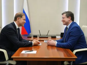 Денис Мантуров и Глеб Никитин обсудили реализацию в Нижегородской области нацпроектов технологического лидерства